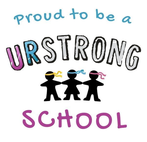Proud to be a URSTRONG School logo.