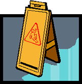 Slip Hazzard Icon.